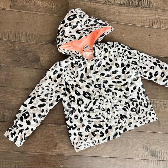 Jessica Simpson Other - Jessica Simpson Rain Jacket Animal Print Leopard 24M Raincoat Raincoat